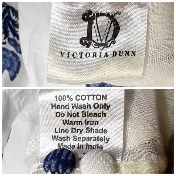 Victoria Dunn Folly Flounced Mini Dress Medium Periwinkle Blossom No Belt - Picture 11 of 11